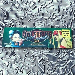 Capcom Street Fighter 3rd Strike Arcade Video Game Translight Marquee Sign